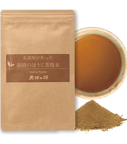 Amazon | ほうじ茶パウダー「焦がし」100g （無添加商品）銘茶 緑